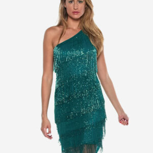 Sequin Green Cocktail Dress