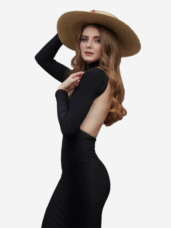 Elegant Black Bodycon Dress
